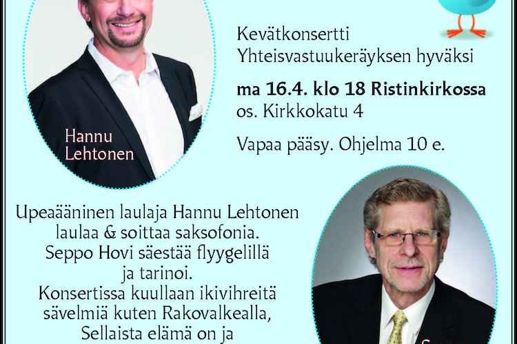 Kevätlinnuille etelässä - Kevätkonsertti Kevätlinnuille etelässä - Kevätkonsertti