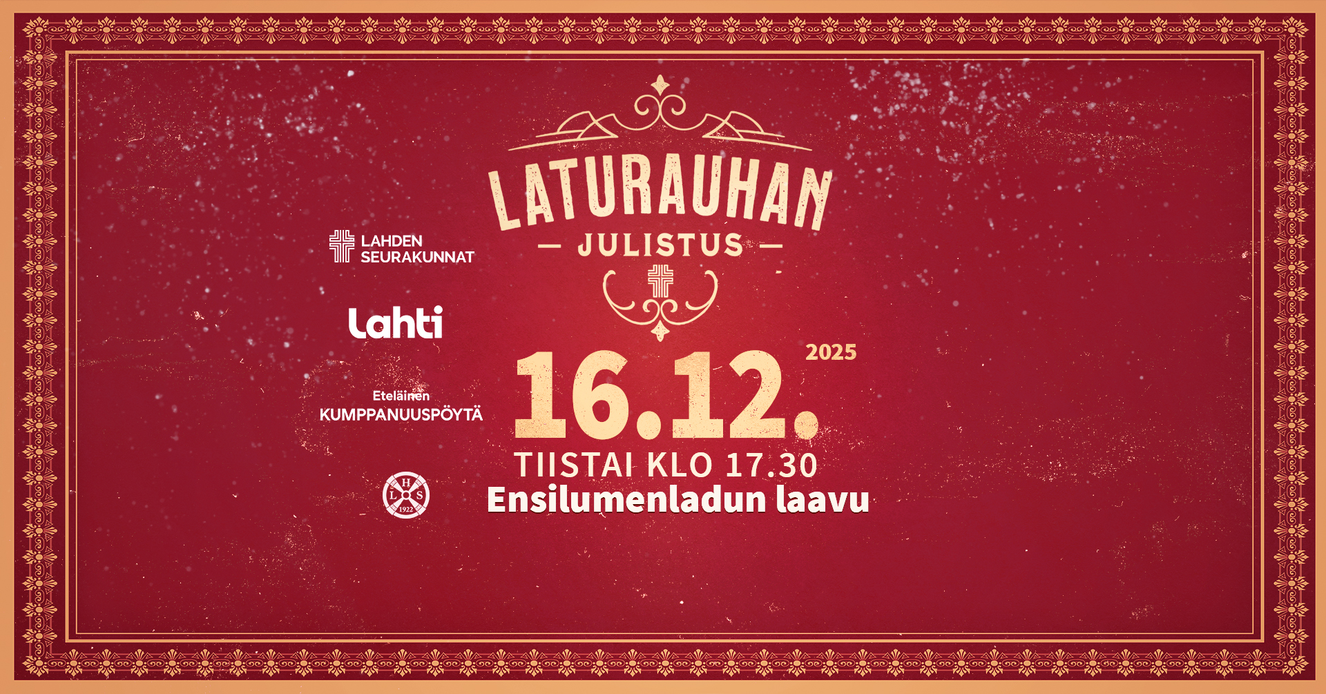 Laturauha-tapahtuman mainoskuva