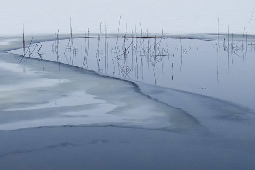 Maisema sulapaikkasta tavisella järvellä.