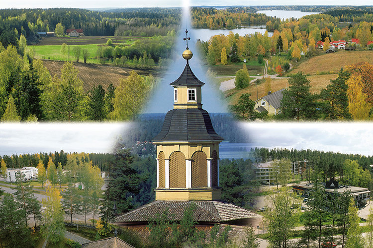 Nastolan kirkko, kuva Erkki Hämäläinen.