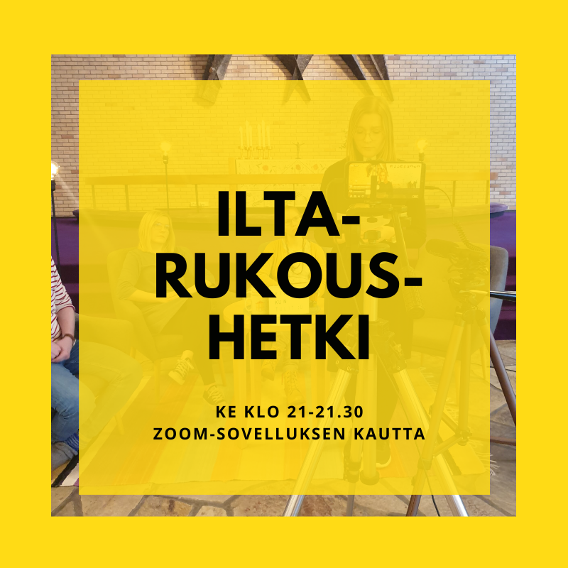 Kipinämessun iltarukoushetki Kipinämessun etäaika somessa