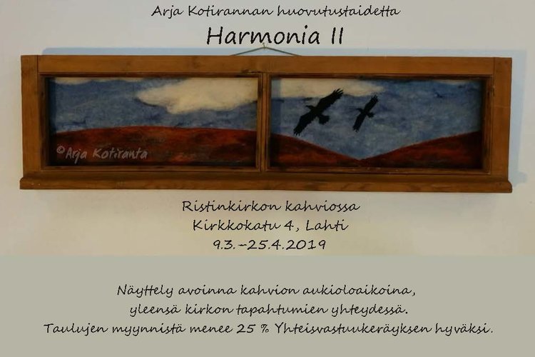 Arja Kotirannan huovutustaidetta - Harmonia II Arja Kotirannan huovutustaidetta - Harmonia II