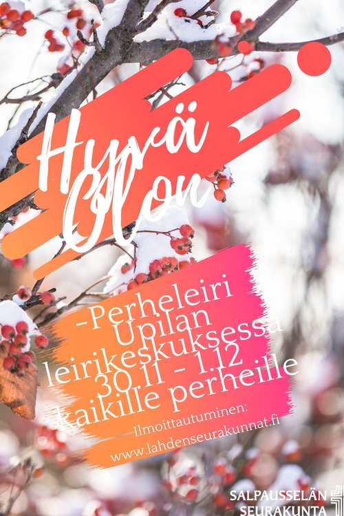 Hyvän olon -perheleiri Hyvän olon -perheleiri