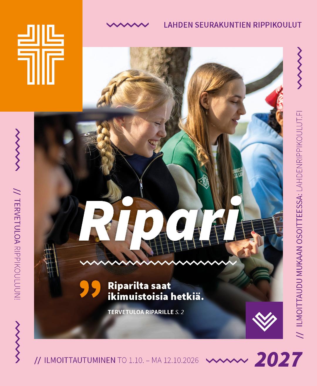 Ripariesiteen kansi 2027
